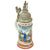 Original Imperial German WWI Era 18th Royal Bavarian Infantry Regiment Reservist Beer Stein with Hinged Lid - Dated 1905-07 Original Items