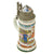 Original Imperial German WWI Era 19th Royal Bavarian Infantry Regiment Reservist Beer Stein with Prism Lid - Dated 1911-1913 Original Items