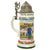 Original Imperial German WWI Era 19th Royal Bavarian Infantry Regiment Reservist Beer Stein with Prism Lid - Dated 1911-1913 Original Items