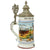 Original Imperial German WWI Era 4th Royal Bavarian Chevau-légers "King" Beer Stein with Hinged Lid - Dated 1897-1900 Original Items