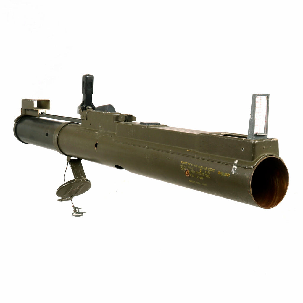 Original U.S. Vietnam War Era 1971 Dated M72A2 Light Anti-Armor Weapon “LAW” Launcher Tube with Strap - INERT Original Items