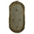Original German WWII Heer Army Demyansk Shield Decoration with Back Plate & Fabric - "Missing Log" Variant Original Items