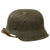Original German WWII M42 No Decal Army Heer Helmet with 1943 Dated 56cm Liner & Chinstrap - EF64 Original Items