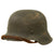 Original German WWII M42 No Decal Army Heer Helmet with 1943 Dated 56cm Liner & Chinstrap - EF64 Original Items