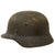 Original German WWII Army Heer M40 "No Decal" Steel Helmet with 55cm Liner - Stamped Q62 Original Items