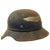Original German WWII M38 Luftschutz Beaded Gladiator Air Defense Helmet with 57cm Liner - dated 1940 Original Items