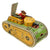 Original U.S. Inter-War & 1950’s Tin Lithographed Mechanical Toy Tank and Truck by Louis Marx & Co With Popout Rifleman - Formerly A.A.F. Tank Museum Collection Original Items