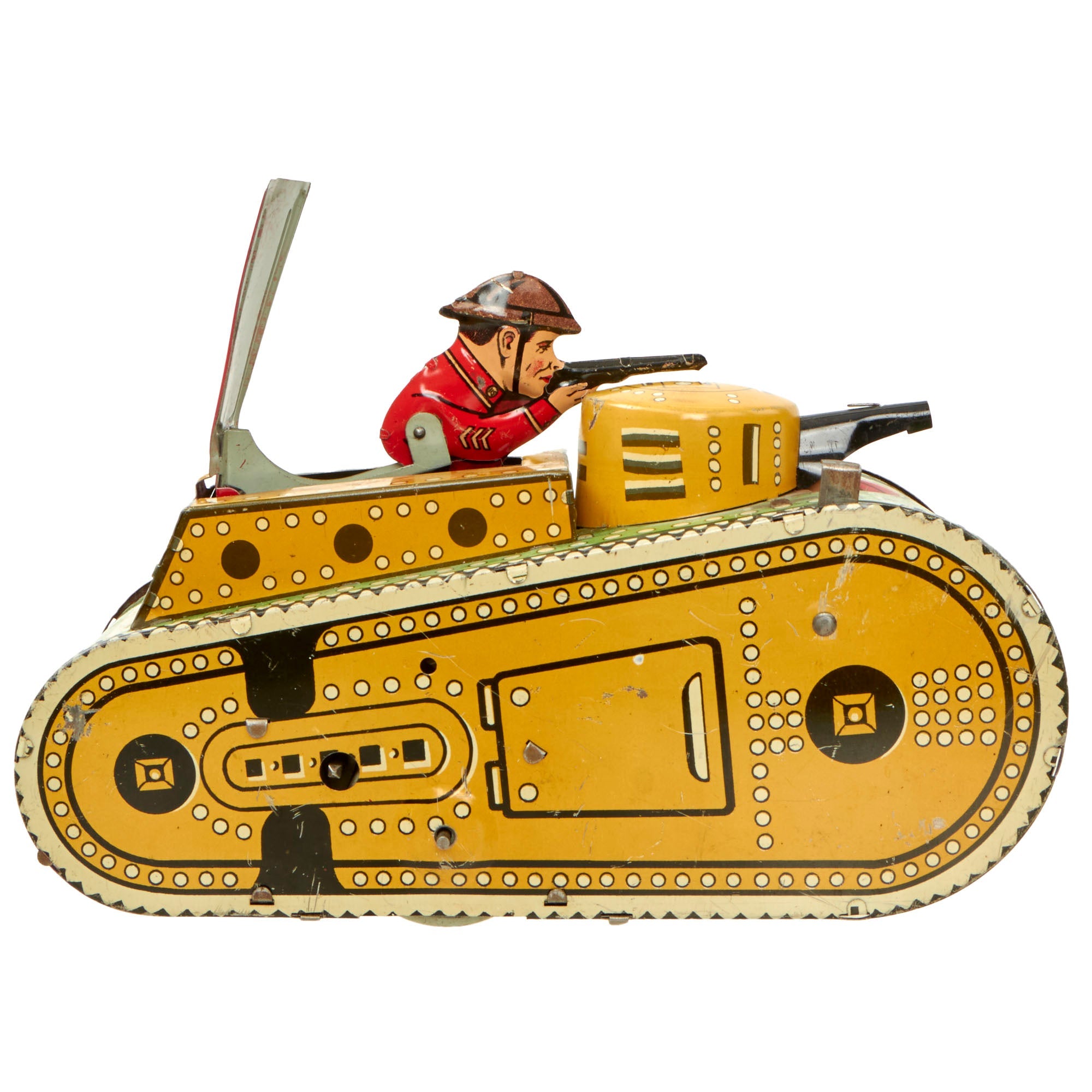 Original U.S. Inter-War & 1950's Tin Lithographed Mechanical Toy