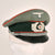 Original German WWII Service Used Army Heer Artillery Officers Schirmmütze Visor Crush Cap - Missing Sweatband Original Items