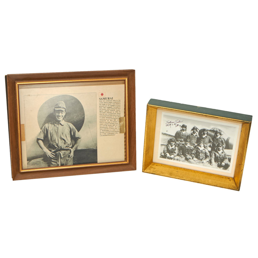 Original WWII Japanese “Angel of Death” Signature of Famous Kamikazee Saburō Sakai Original Items