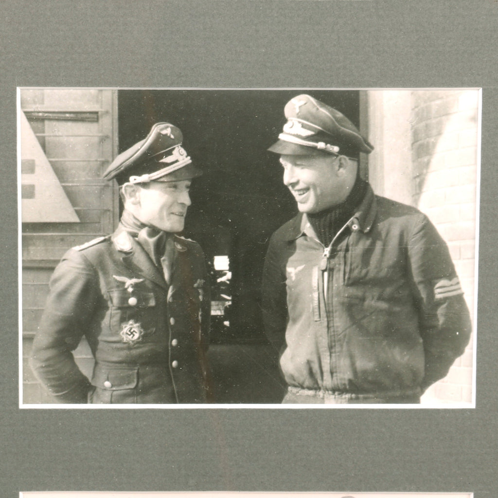 Original German WWII Luftwaffe Pilot Photo and Signature Grouping from ...