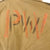 Original U.S. WWII Axis Prisoner of War PW Painted Uniform Lot - Three Clothing Articles Total with Camp Newspaper Original Items