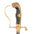 Original German WWII Heer Army Officer's Lion Head Sword by E. & F. Hörster with Blued Steel Scabbard Original Items