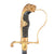 Original German WWII Heer Army Officer's Lion Head Sword by E. & F. Hörster with Blued Steel Scabbard Original Items