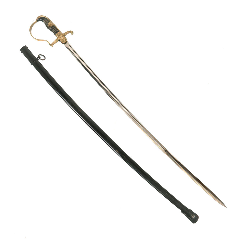 Original German WWII Field Marshal von Stein Pattern Dove Head Officers Sword by Carl Eickhorn with Scabbard Original Items