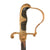 Original German WWII Army Officer Emil Voos Pattern Dove Head Sword with Steel Scabbard Original Items