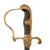 Original German WWII Army Officer Emil Voos Pattern Dove Head Sword with Steel Scabbard Original Items