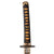 Original Japanese Edo Period Handmade Katana Sword with Heavy Wide Blade and Lacquered Scabbard