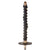 Original Japanese Edo Period Handmade Katana Sword with Heavy Wide Blade and Lacquered Scabbard