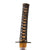 Original 17th Century Early Edo Period Japanese Handmade Ō-Wakizashi Short Sword by MASAUJI with Lacquered Wood Scabbard and Kogatana Knife Original Items