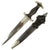 Original German WWII Early Numbered M33 SS Dagger by Richard Abr. Herder with Scabbard and Rare Vertical Hanger - Possible Ground Röhm Signature Original Items