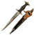 Original Excellent German WWII M33 SS Dagger by Gebrüder Christians with Scabbard and Rare Vertical Hanger - RZM M7/1 1202/38 SS Original Items
