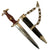 Original German WWII 1939 Dated Chained NSKK Officer's Dagger with Scabbard by Carl Eickhorn - RZM M7/66 Original Items