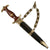 Original German WWII 1939 Dated Chained NSKK Officer's Dagger with Scabbard by Carl Eickhorn - RZM M7/66 Original Items