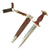 Original German Early WWII SA Dagger by Gebrüder Heller of Marienthal with Scabbard and 3-Piece Hanger - Vertical Name Original Items
