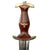 Original German Early WWII SA Dagger by Gebrüder Heller of Marienthal with Scabbard and 3-Piece Hanger - Vertical Name Original Items