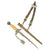 Original WWII German 2nd Model Luftwaffe Dagger with Scabbard, Hanger, and Portepee - Unmarked Blade Original Items