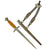Original WWII German 2nd Model Luftwaffe Dagger by F. W. Höller of Solingen with Scabbard and Belt Hanger Original Items