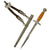 Original WWII German 2nd Model Luftwaffe Dagger by F. W. Höller of Solingen with Scabbard and Belt Hanger Original Items