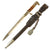 Original German WWII Berlin Metropolitan Police Long Dress Bayonet by WKC with Scabbard and Troddel Knot - Matching Unit Markings Original Items