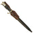 Original German WWII Heer Single Etched Long 98k Dress Bayonet with Scabbard and Leather Frog Original Items