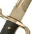 Original German WWII Fireman's Long Dress Sawback Bayonet by E. & F. Hörster with Scabbard and Frog Original Items