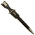 Original German WWII Fireman's Long Dress Bayonet by H&PK with Leather Scabbard and Frog Original Items
