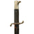 Original German WWII Fireman's Long Dress Bayonet by H&PK with Leather Scabbard and Frog Original Items