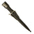 Original German WWII Fireman's Short Dress Sawback Bayonet with Scabbard and Frog Original Items