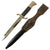 Original German WWII Fireman's Short Dress Bayonet by K. Negele of Tübingen with Scabbard and Frog Original Items