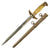 Original Scarce German WWII Government Official's Dagger by Alcoso circa 1940 with Scabbard Original Items