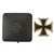 Original German WWII Iron Cross First Class 1939 with Tapered Pinback in Case - EKI - Unmarked Original Items