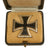 Original German WWII Iron Cross First Class 1939 with Tapered Pinback in Case - EKI - Unmarked Original Items
