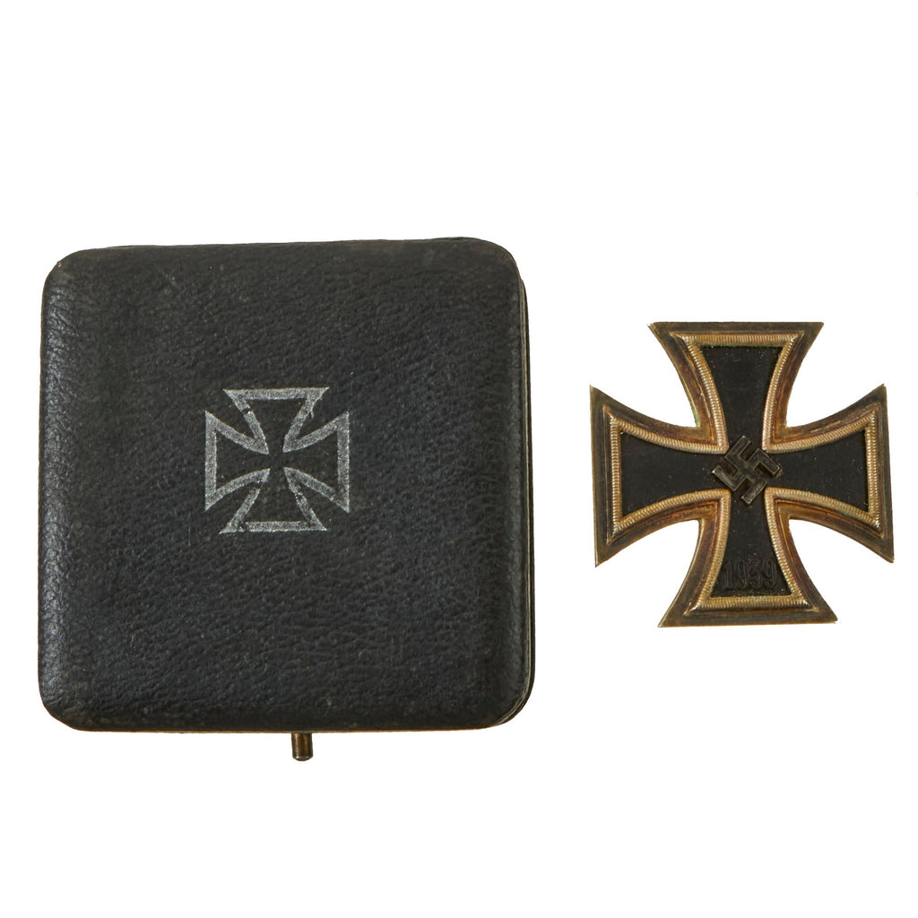 Original German WWII Cased Iron Cross First Class 1939 by Rudolf Wachtler & Lange of Mittweida - EKI Original Items