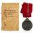 Original German WWII Eastern Front Medal by Freidrich Keller of Oberstein with Original Packet - Ostmedaille Original Items