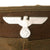 Original German WWII SA Stormtrooper Dark Brown & Silver Kepi from Gruppe Niedersachsen with Faded RZM Tag Original Items