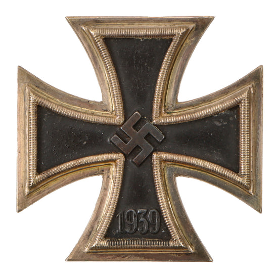 Original German WWII Iron Cross First Class 1939 with Pinback by Rudolf Wächtler & Lange - EKI Original Items