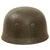 Original German WWII Single Decal M-38 Luftwaffe Fallschirmjäger Paratrooper Helmet with Relic Liner - ET68 Original Items