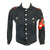 Original German WWII HJ National Youth Organization RJF-Gefolgschaft Blue Uniform Shirt with Membership Pin & Armband Original Items