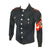 Original German WWII HJ National Youth Organization RJF-Gefolgschaft Blue Uniform Shirt with Membership Pin & Armband Original Items